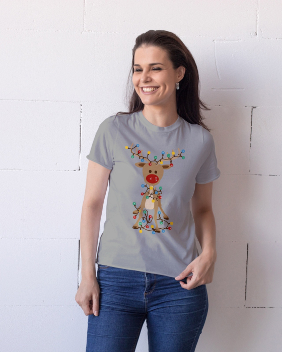 Tricou unisex 100% bumbac Colectia Christmas, sarbatori de Craciun [2]