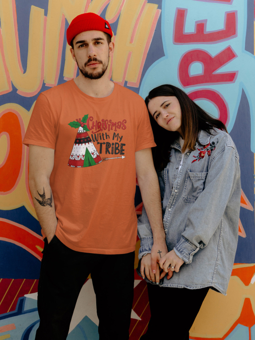 Tricou unisex 100% bumbac Colectia Christmas, sarbatori de Craciun [1]