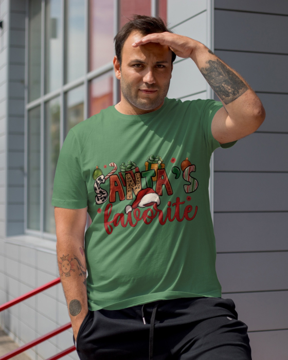 Tricou unisex 100% bumbac Colectia Christmas, sarbatori de Craciun [1]