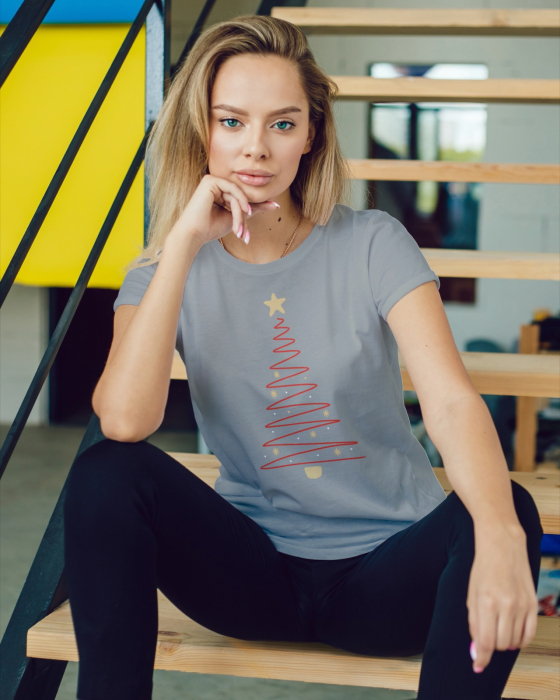 Tricou unisex 100% bumbac Colectia Christmas, sarbatori de Craciun [1]