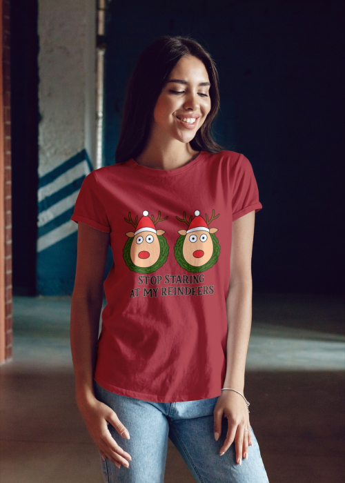 Tricou unisex 100% bumbac Colectia Christmas, sarbatori de Craciun [1]