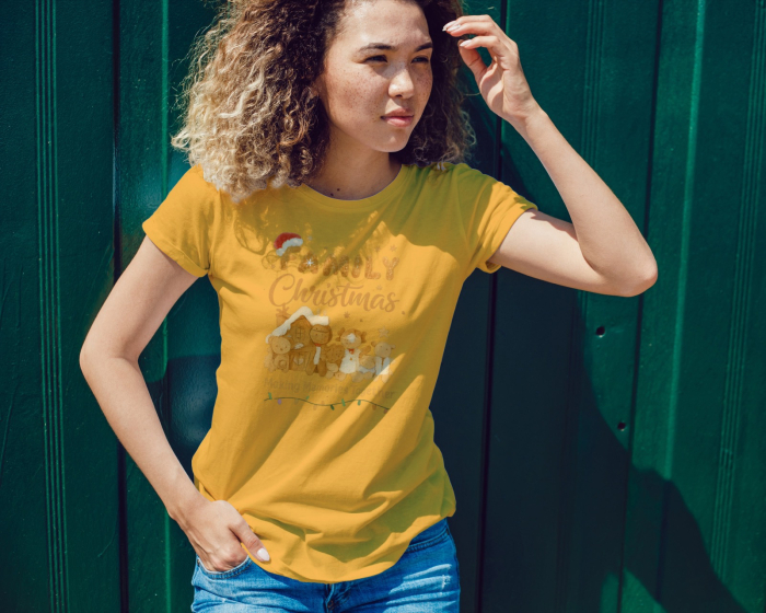 Tricou unisex 100% bumbac Colectia Christmas, sarbatori de Craciun [1]