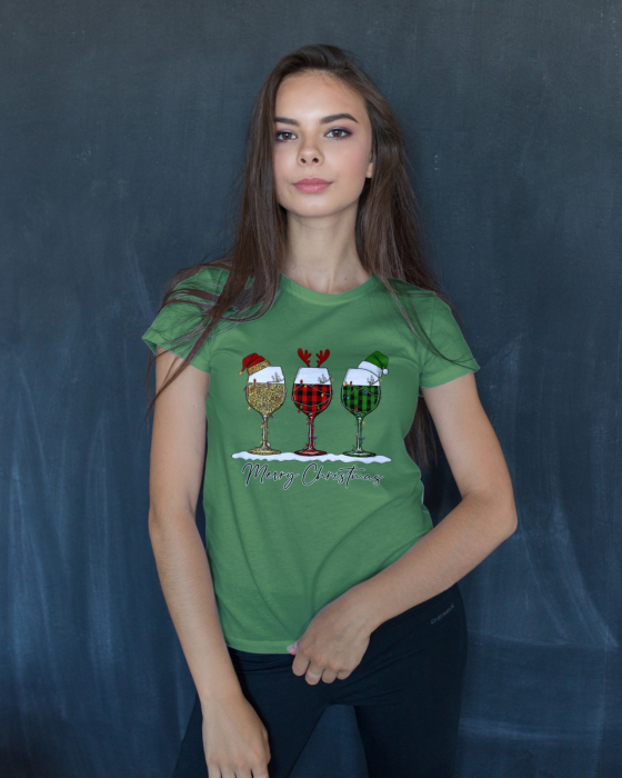 Tricou unisex 100% bumbac Colectia Christmas, sarbatori de Craciun [1]