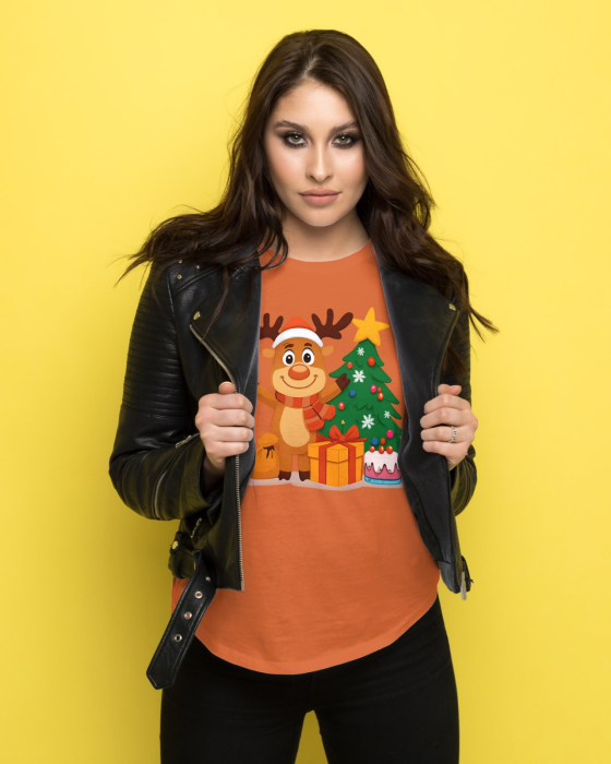 Tricou unisex 100% bumbac Colectia Christmas, sarbatori de Craciun [1]