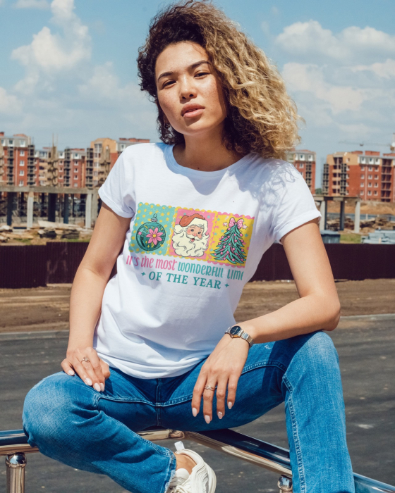 Tricou unisex 100% bumbac Colectia Christmas, sarbatori de Craciun [1]