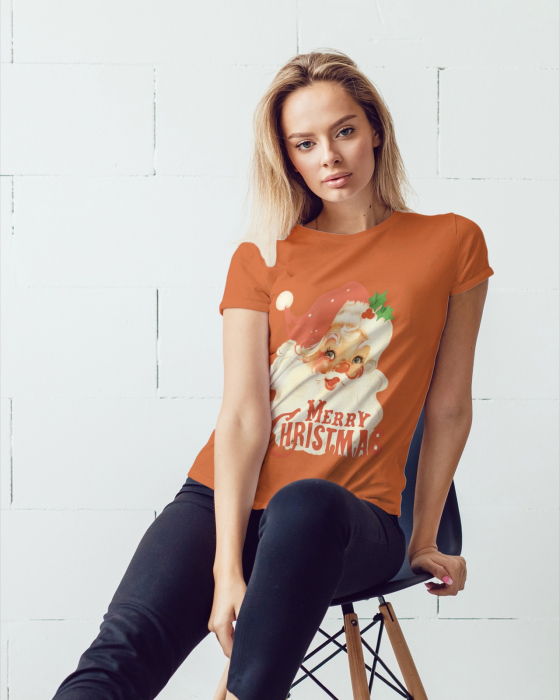 Tricou unisex 100% bumbac Colectia Christmas, sarbatori de Craciun [3]