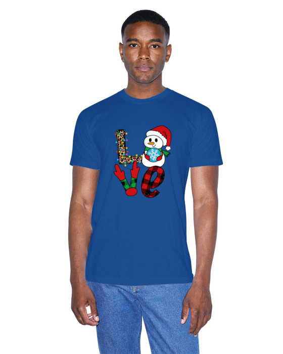 Tricou unisex 100% bumbac Colectia Christmas, sarbatori de Craciun [1]
