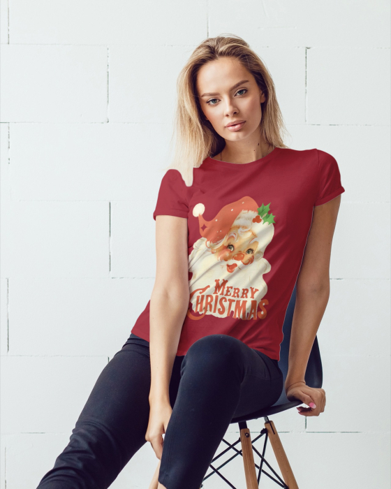 Tricou unisex 100% bumbac Colectia Christmas, sarbatori de Craciun [5]