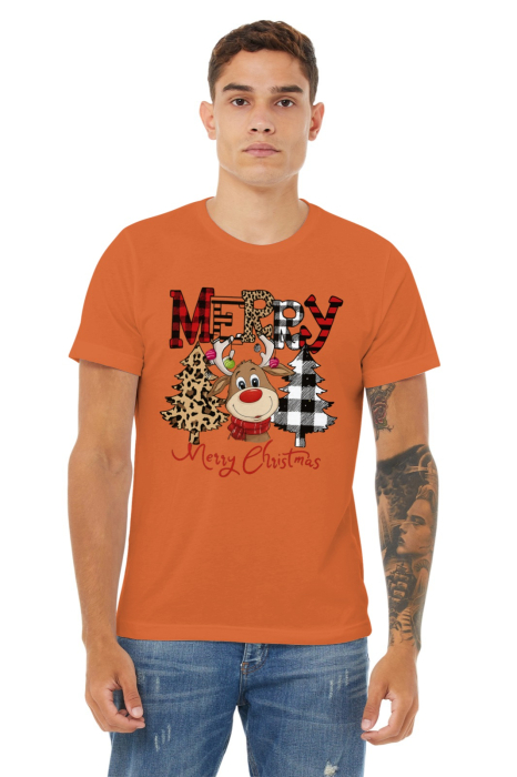 Tricou unisex 100% bumbac Colectia Christmas, sarbatori de Craciun [1]