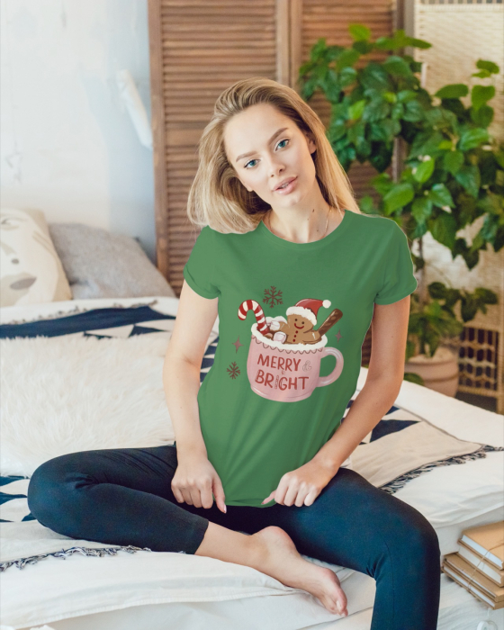 Tricou unisex 100% bumbac Colectia Christmas, sarbatori de Craciun [1]