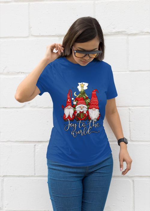 Tricou unisex 100% bumbac Colectia Christmas, sarbatori de Craciun [1]