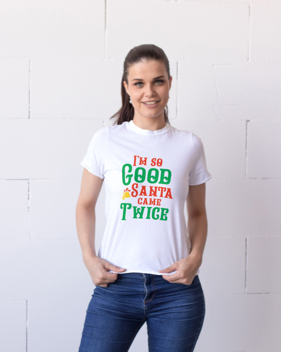 Tricou unisex 100% bumbac Colectia Christmas, sarbatori de Craciun [1]