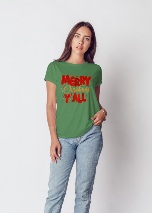 Tricou unisex 100% bumbac Colectia Christmas, sarbatori de Craciun [1]