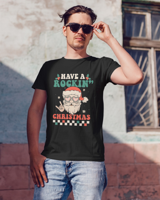 Tricou unisex 100% bumbac Colectia Christmas, sarbatori de Craciun [1]
