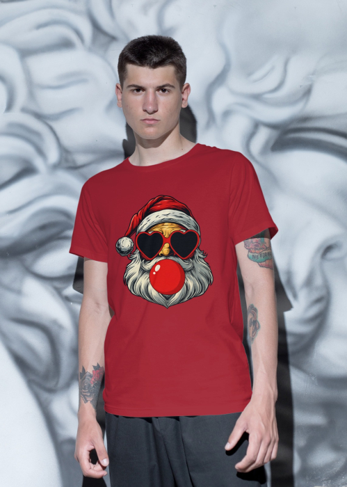 Tricou unisex 100% bumbac Colectia Christmas, sarbatori de Craciun [1]