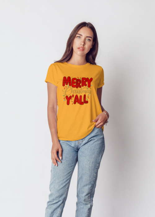 Tricou unisex 100% bumbac Colectia Christmas, sarbatori de Craciun [1]