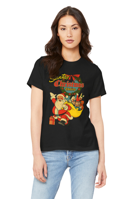 Tricou unisex 100% bumbac Colectia Christmas, sarbatori de Craciun [1]