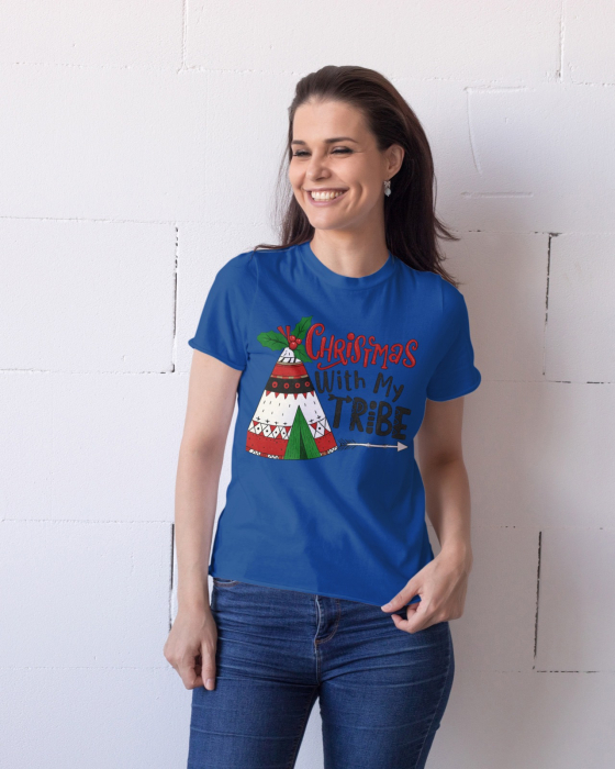 Tricou unisex 100% bumbac Colectia Christmas, sarbatori de Craciun [1]