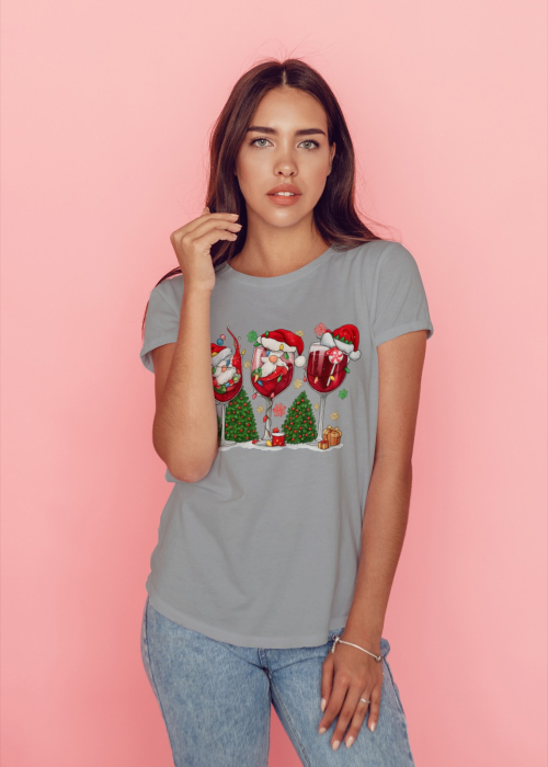 Tricou unisex 100% bumbac Colectia Christmas, sarbatori de Craciun [1]