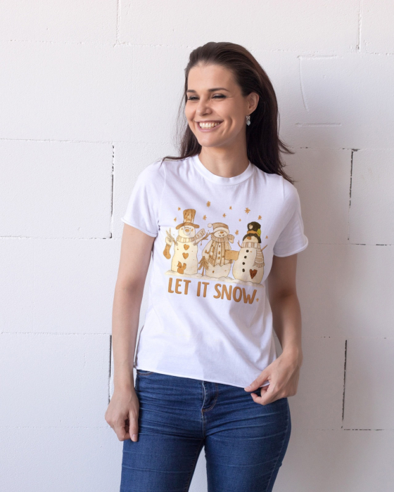 Tricou unisex 100% bumbac Colectia Christmas, sarbatori de Craciun [1]