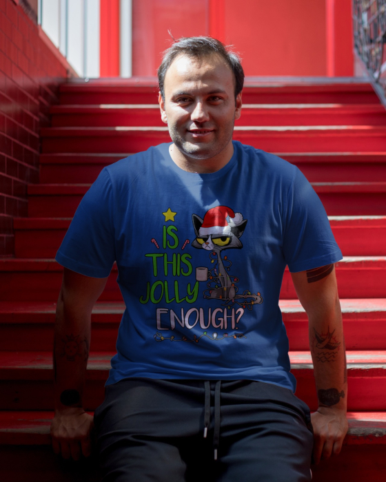 Tricou unisex 100% bumbac Colectia Christmas, sarbatori de Craciun [1]