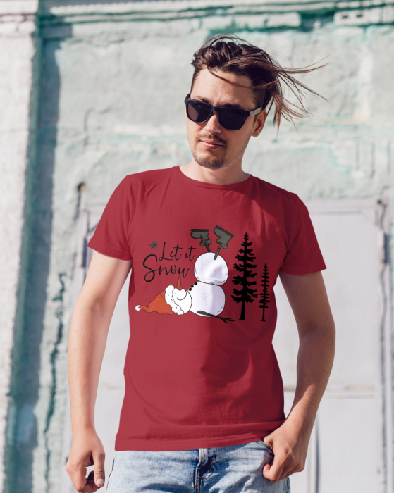 Tricou unisex 100% bumbac Colectia Christmas, sarbatori de Craciun [1]