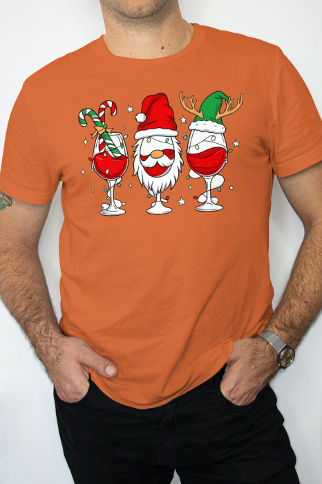 Tricou unisex 100% bumbac Colectia Christmas, sarbatori de Craciun [1]