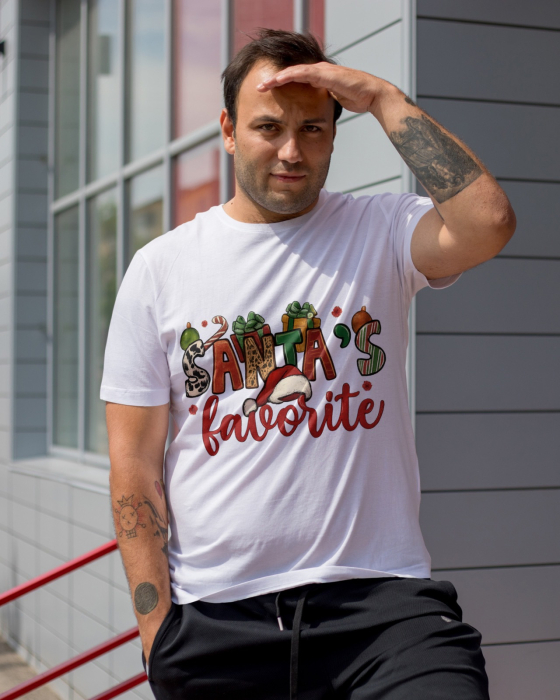 Tricou unisex 100% bumbac Colectia Christmas, sarbatori de Craciun [1]