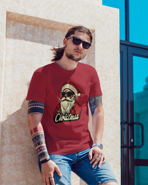 Tricou unisex 100% bumbac Colectia Christmas, sarbatori de Craciun [1]