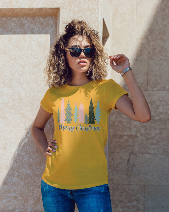 Tricou unisex 100% bumbac Colectia Christmas, sarbatori de Craciun [1]