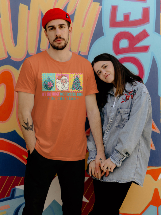 Tricou unisex 100% bumbac Colectia Christmas, sarbatori de Craciun [1]