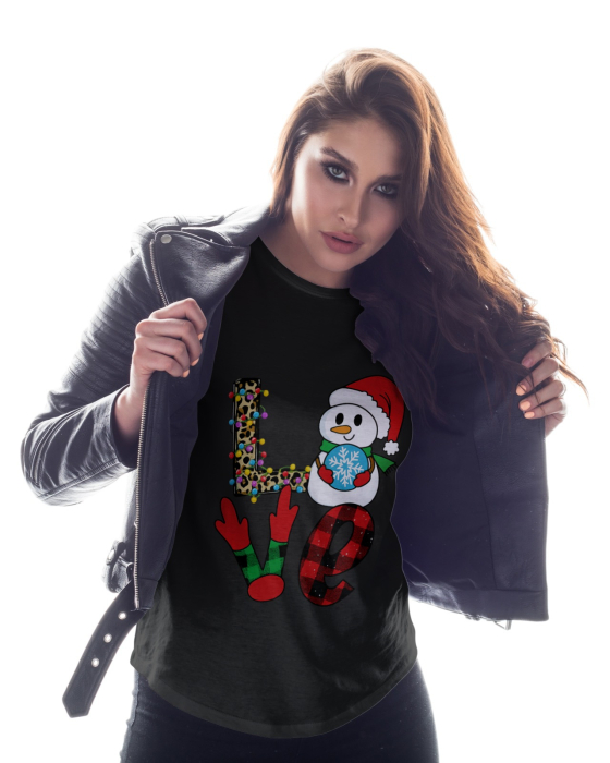 Tricou unisex 100% bumbac Colectia Christmas, sarbatori de Craciun [1]