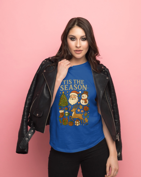 Tricou unisex 100% bumbac Colectia Christmas, sarbatori de Craciun [1]