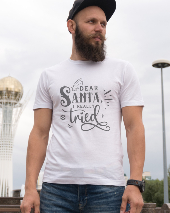 Tricou unisex 100% bumbac Colectia Christmas, sarbatori de Craciun [1]