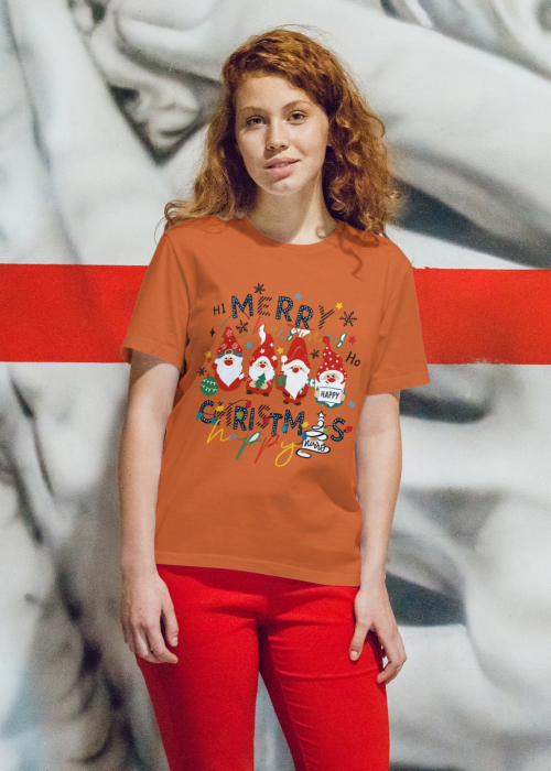 Tricou unisex 100% bumbac Colectia Christmas, sarbatori de Craciun [1]