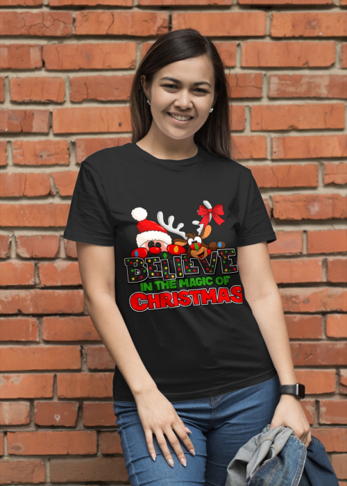 Tricou unisex 100% bumbac Colectia Christmas, sarbatori de Craciun [1]