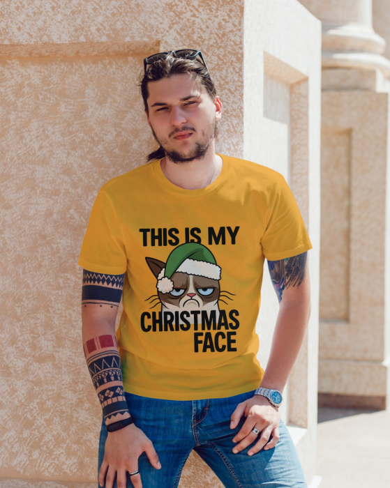 Tricou unisex 100% bumbac Colectia Grinch Christmas, sarbatori de Craciun [1]