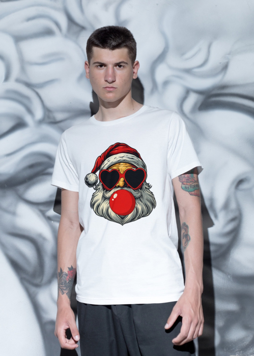 Tricou unisex 100% bumbac Colectia Christmas, sarbatori de Craciun [1]