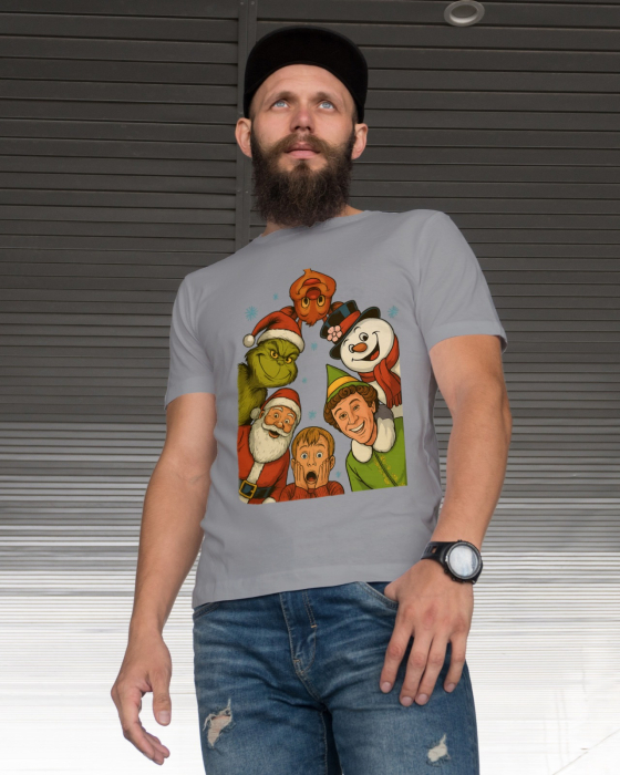 Tricou unisex 100% bumbac Colectia Christmas, sarbatori de Craciun [1]