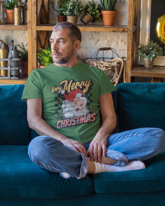 Tricou unisex 100% bumbac Colectia Christmas, sarbatori de Craciun [1]