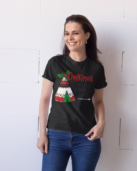 Tricou unisex 100% bumbac Colectia Christmas, sarbatori de Craciun [1]