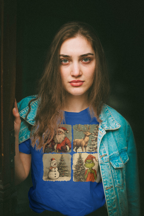 Tricou unisex 100% bumbac Colectia Christmas, sarbatori de Craciun [5]