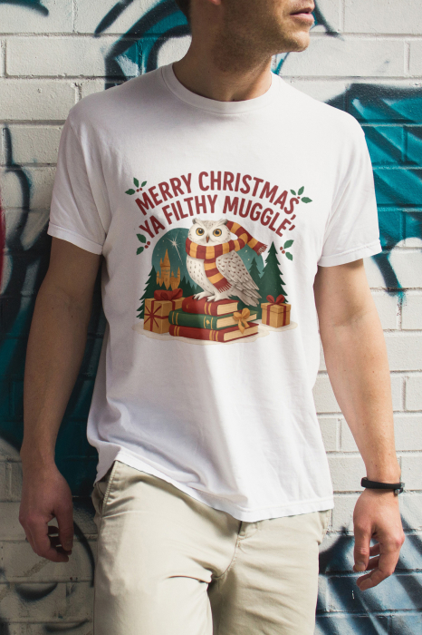 Tricou unisex 100% bumbac Colectia Christmas, sarbatori de Craciun [1]