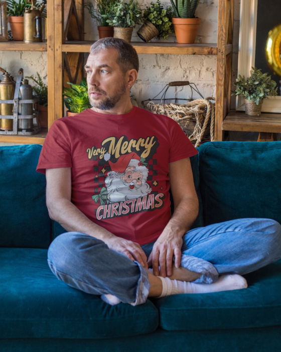 Tricou unisex 100% bumbac Colectia Christmas, sarbatori de Craciun [1]