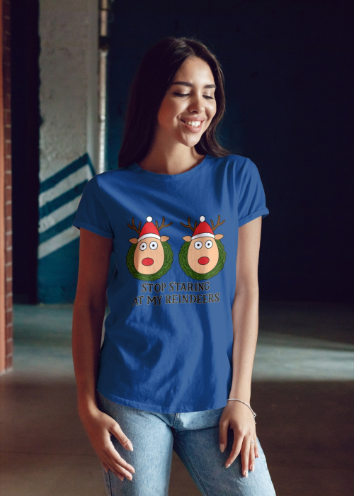 Tricou unisex 100% bumbac Colectia Christmas, sarbatori de Craciun [1]