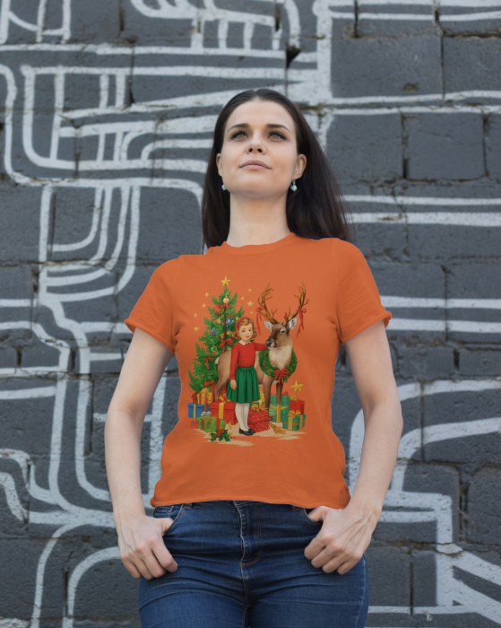 Tricou unisex 100% bumbac Colectia Christmas, sarbatori de Craciun [1]