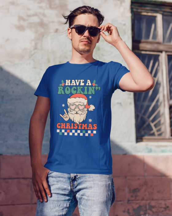 Tricou unisex 100% bumbac Colectia Christmas, sarbatori de Craciun [1]