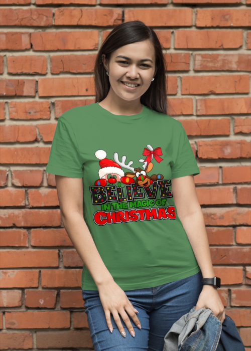 Tricou unisex 100% bumbac Colectia Christmas, sarbatori de Craciun [1]