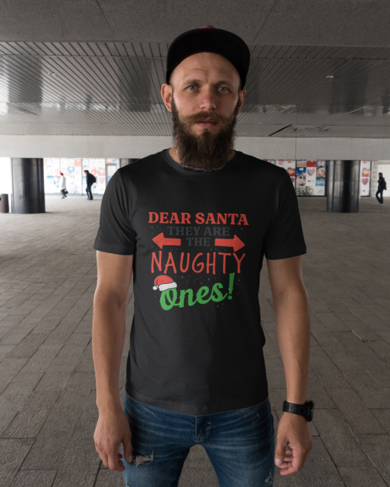 Tricou unisex 100% bumbac Colectia Grinch Christmas, sarbatori de Craciun [1]