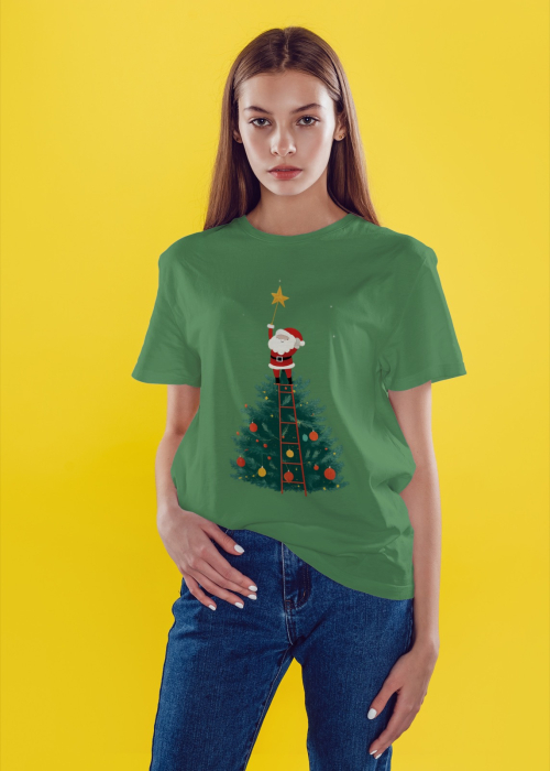Tricou unisex 100% bumbac Colectia Christmas, sarbatori de Craciun [1]